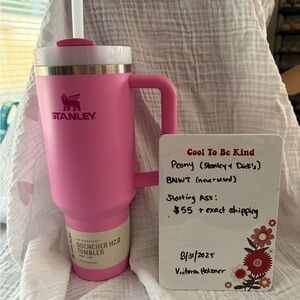 Stanley Quencher H2.0 Tumbler - Peony Pink